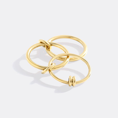 Linked Statement Fidget Rings