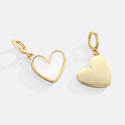 Natural Stone Heart Charm