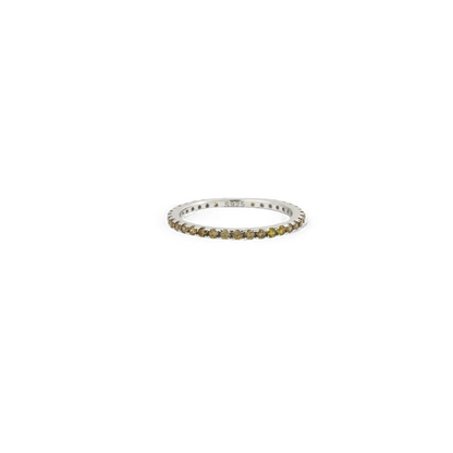 August Birthstone Eternity Stacking Ring