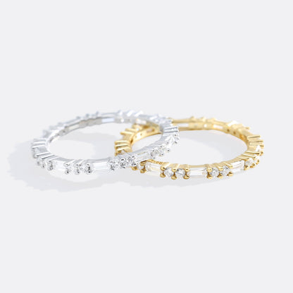 White Sapphire Stacking Ring