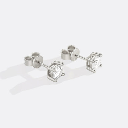 Classic Diamond Stud Earrings