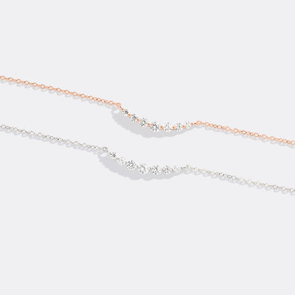 Classic Arc Diamond Necklace