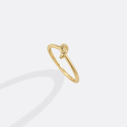 Eternal Knot Ring – Gold