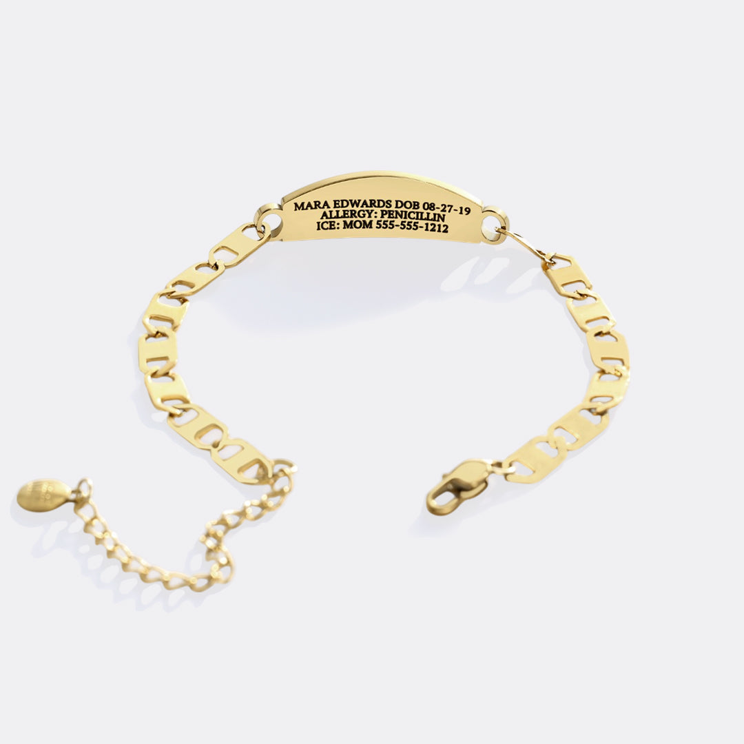 Engraved Medical Alert Bracelet