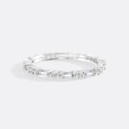 White Sapphire Stacking Ring