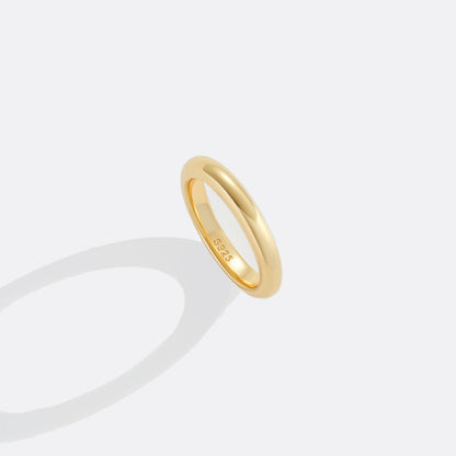 Half Round Band Stacking Ring