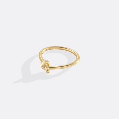 Eternal Knot Ring – Gold