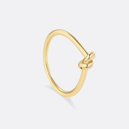 Eternal Knot Ring – Gold