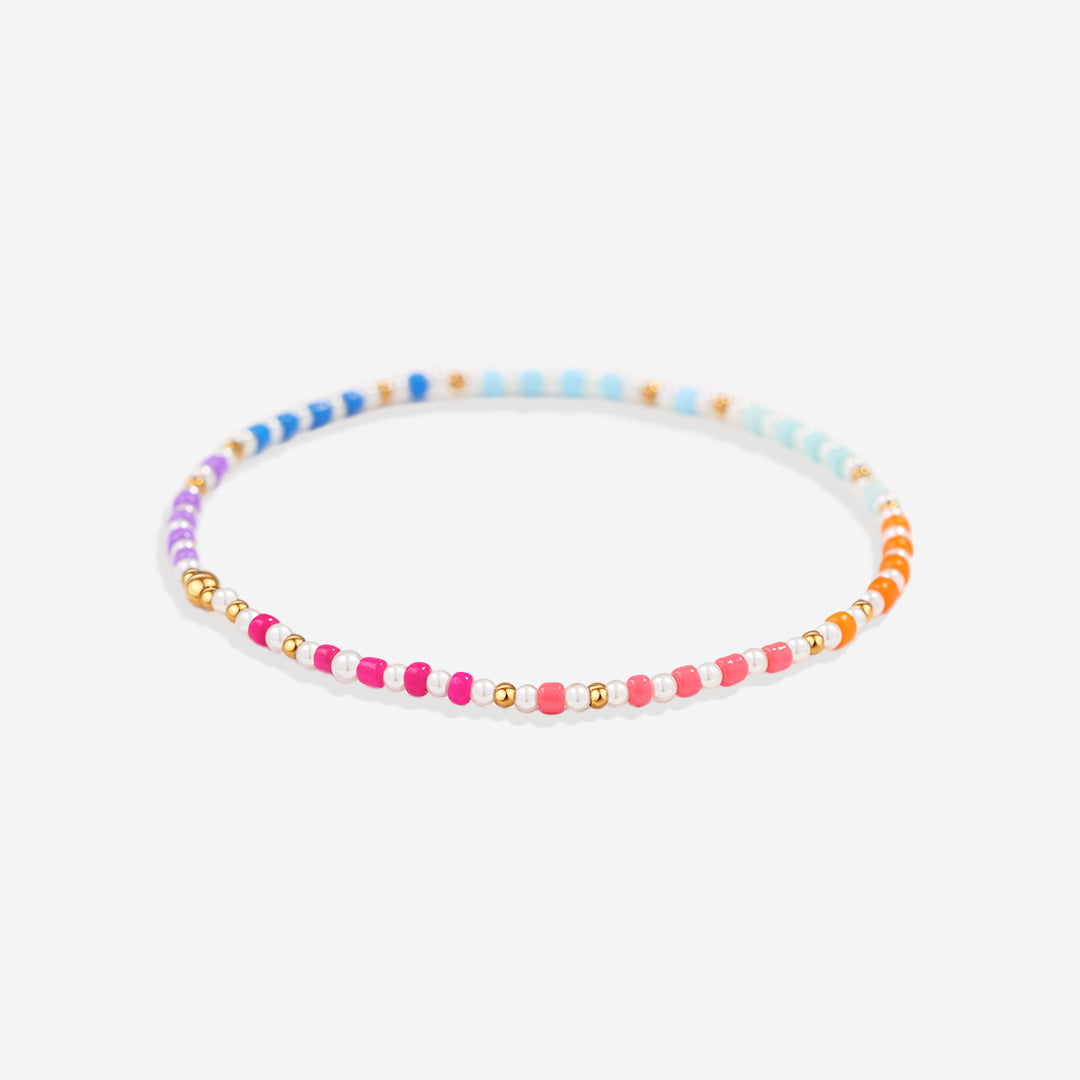 Summer Beaded Bracelet Stacking Set