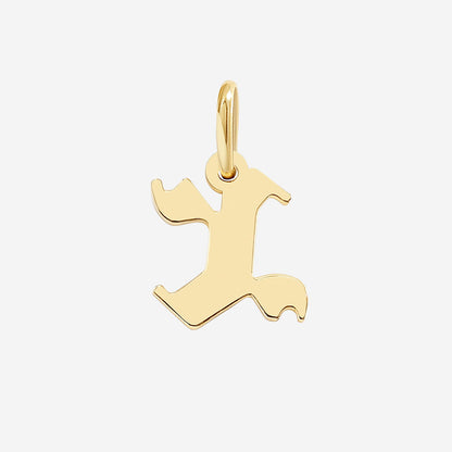 Old English Letter Charm