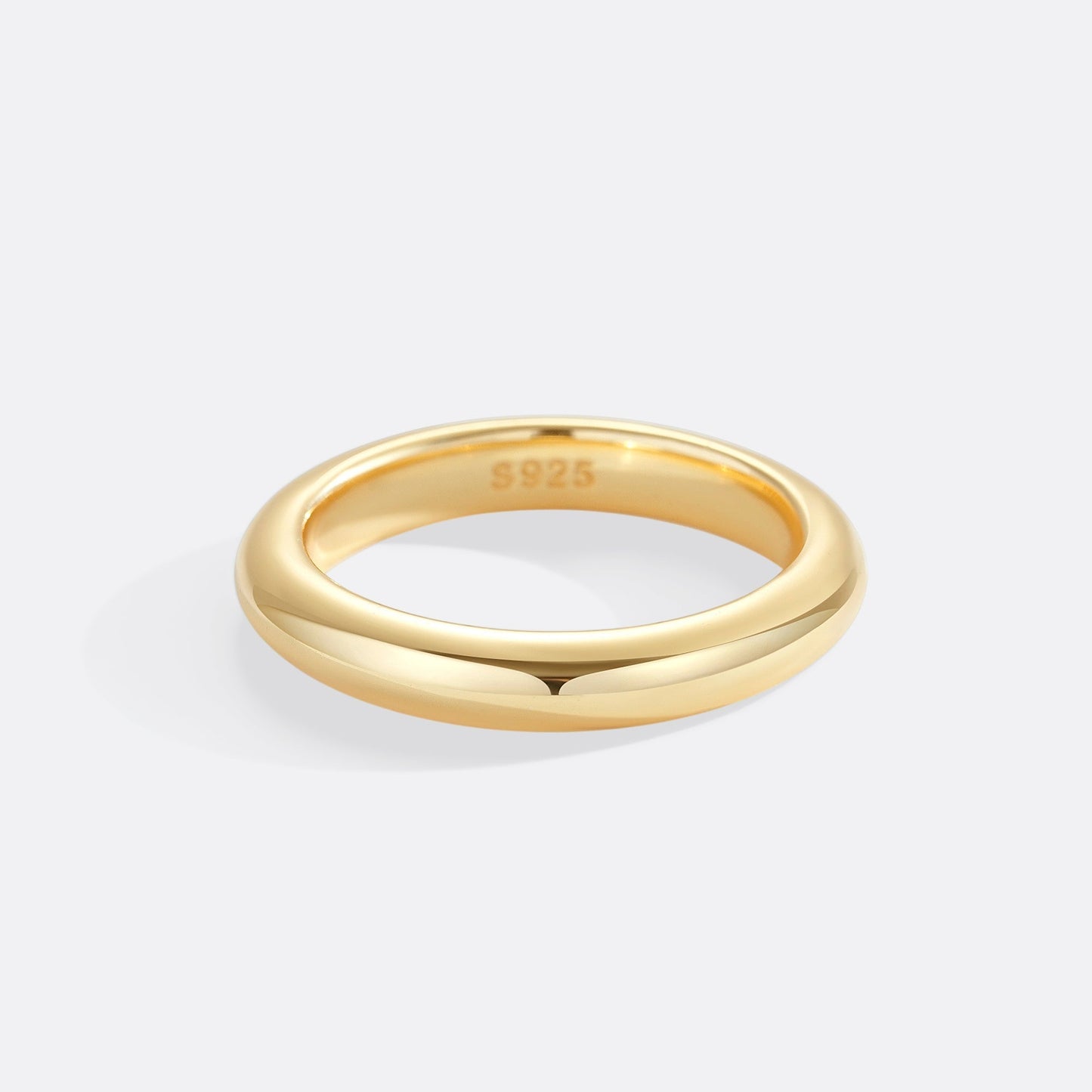 Half Round Band Stacking Ring