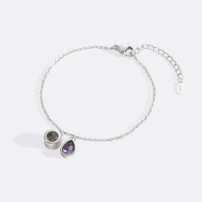 Birthstone Photo Bracelet