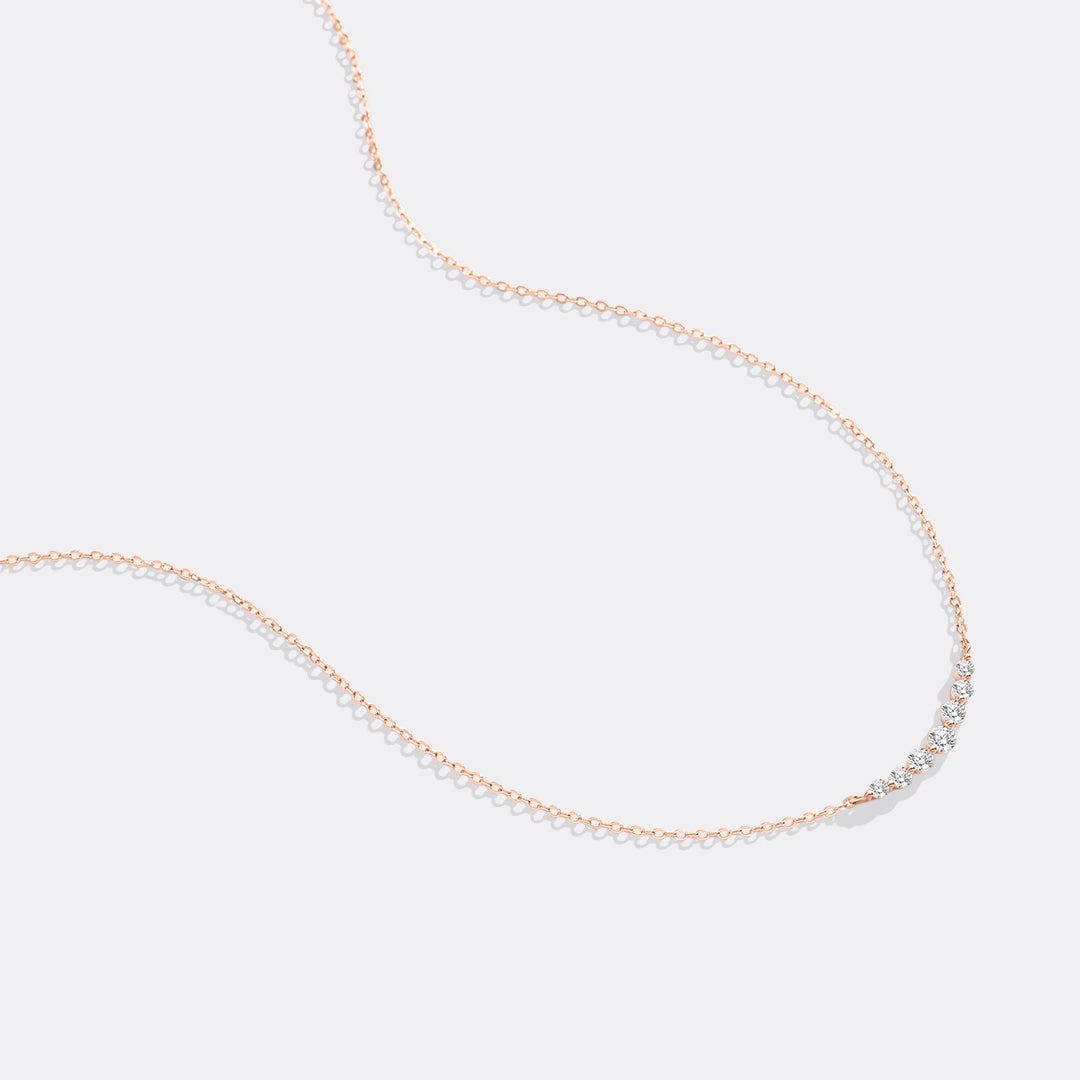 Classic Arc Diamond Necklace