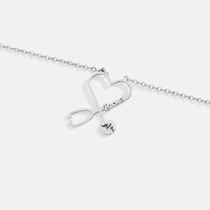 Stethosope Name Necklace