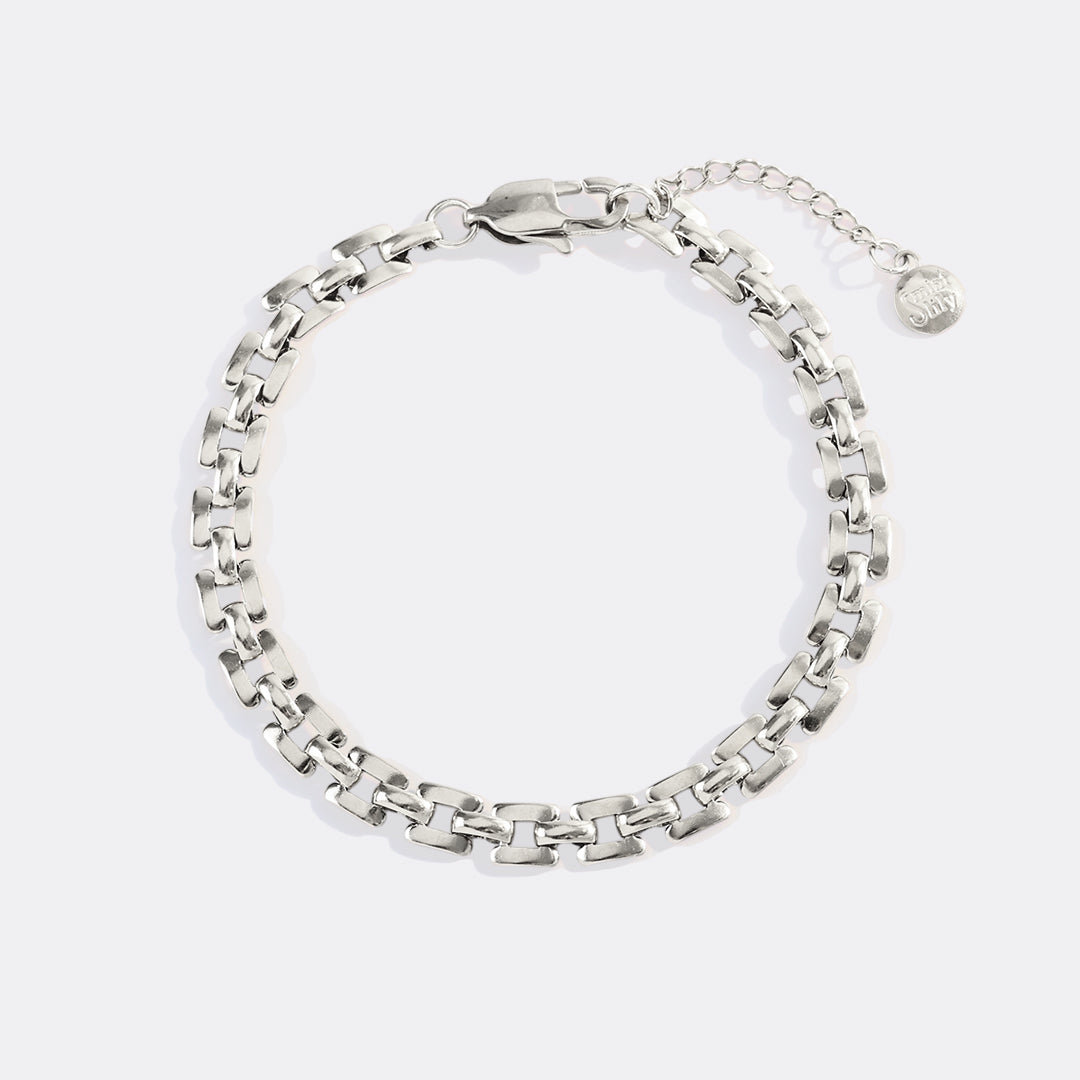 Timepiece Link Chain Bracelet
