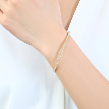 Flexible Diamond Tennis Bracelet