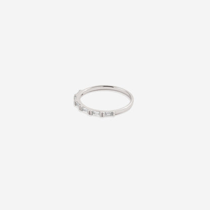 Baguette White Diamond Ring