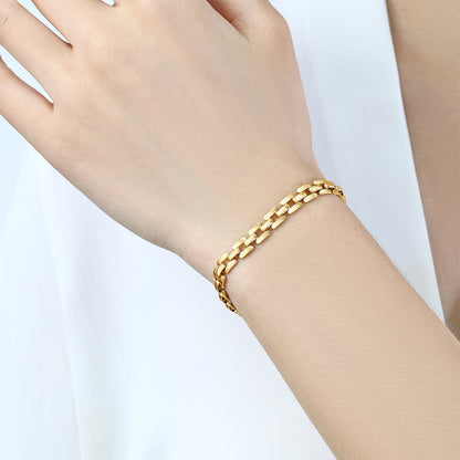 Timepiece Link Chain Bracelet