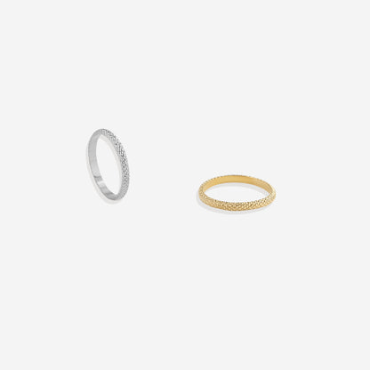 Snakeskin Stacking Ring