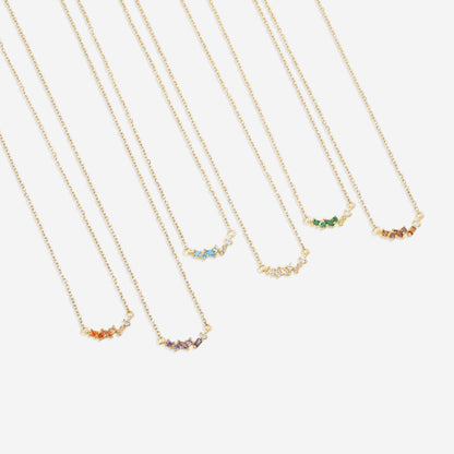 Ombre Birthstone Necklace