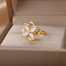 Anillo de la Flor de la Fortuna Anillo de Ansiedad