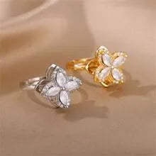 Anillo de la Flor de la Fortuna Anillo de Ansiedad