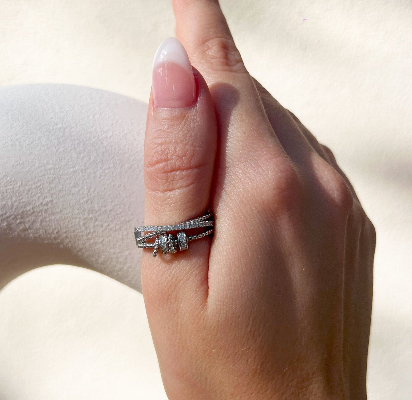Serenity Sliding Worry Ring