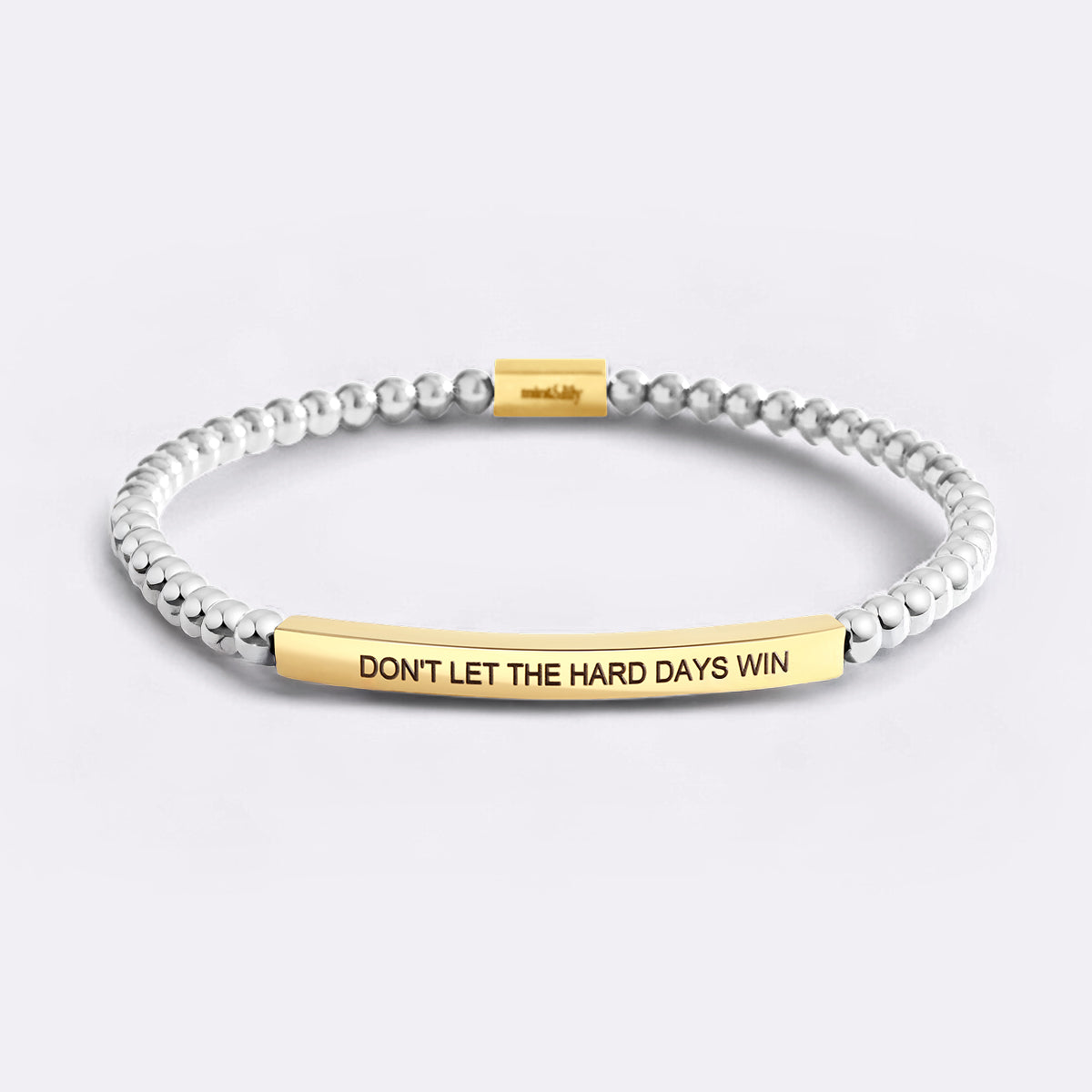 Don't Let The Hard Days Win Beaded Inspire Bracelet