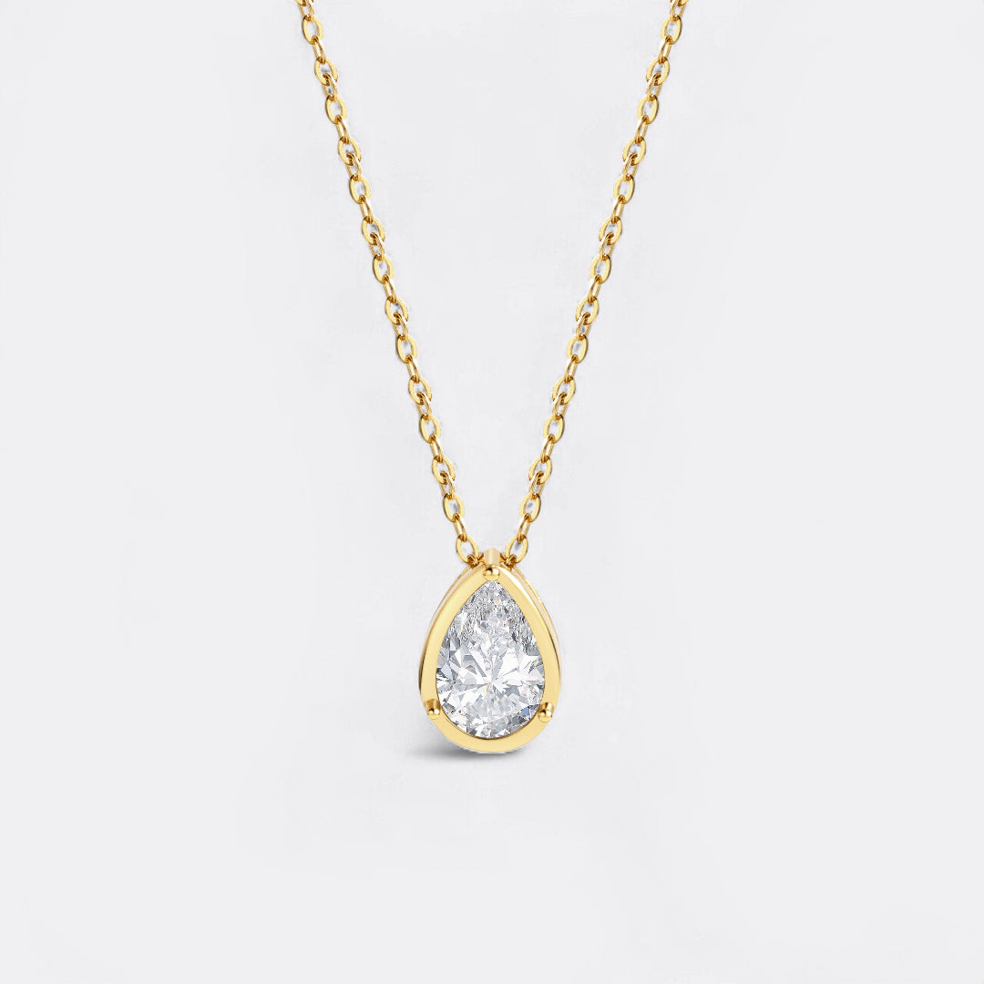 Diamond Teardrop Necklace
