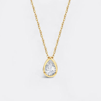Diamond Teardrop Necklace