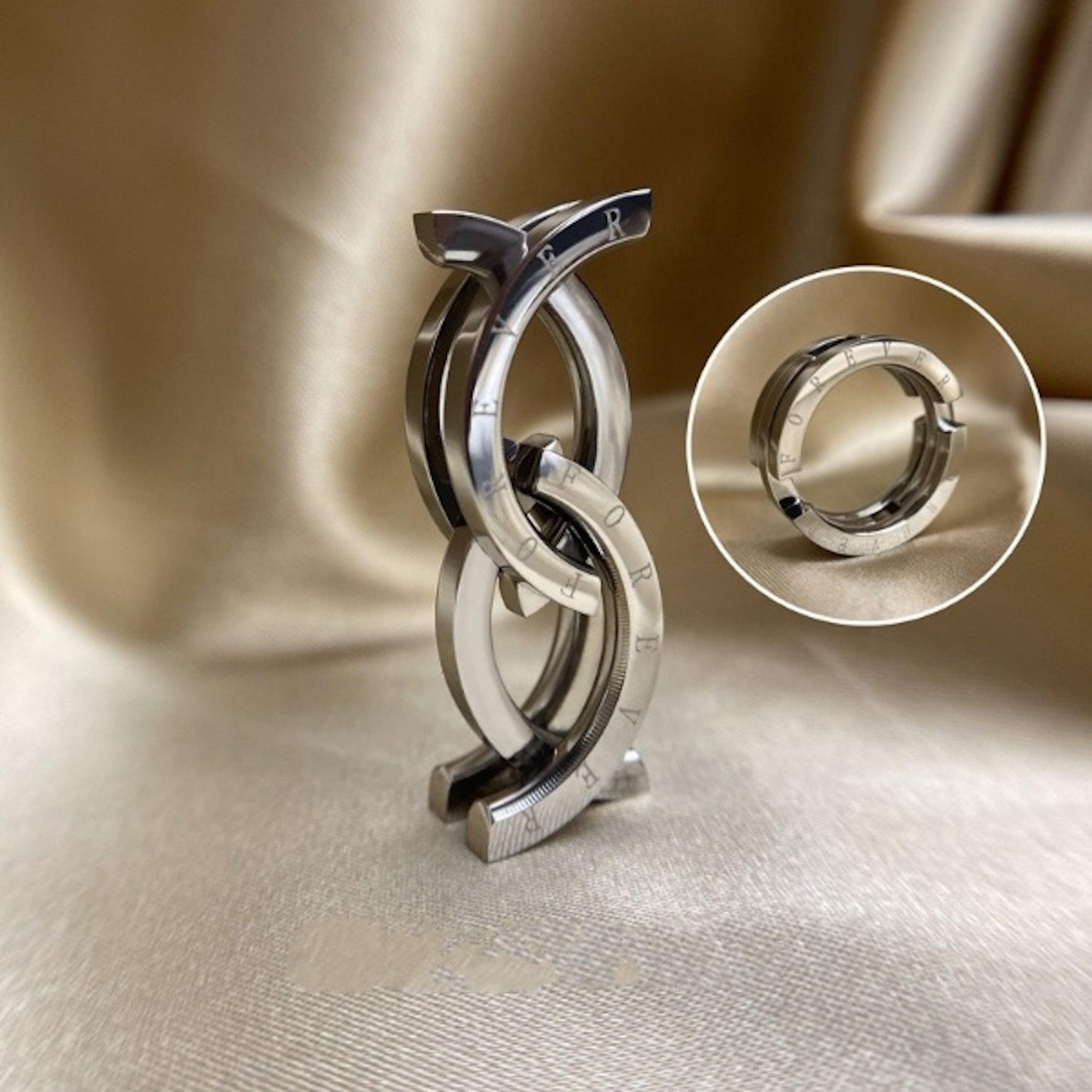 Anillo antiestrés convertible único