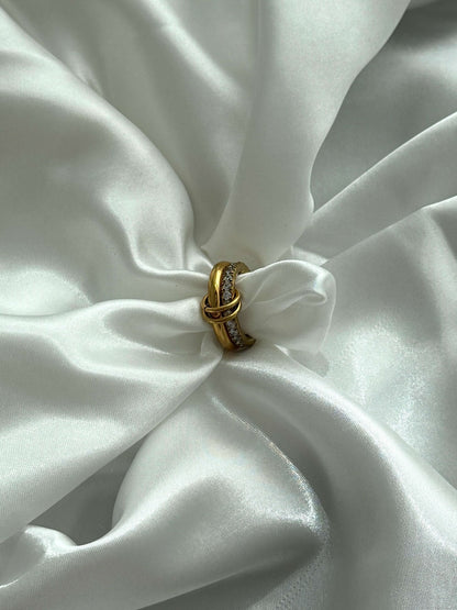 Aeliana Stacked Sparkling Band Ring