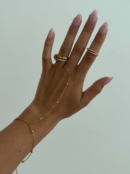 Aeliana Stacked Sparkling Band Ring