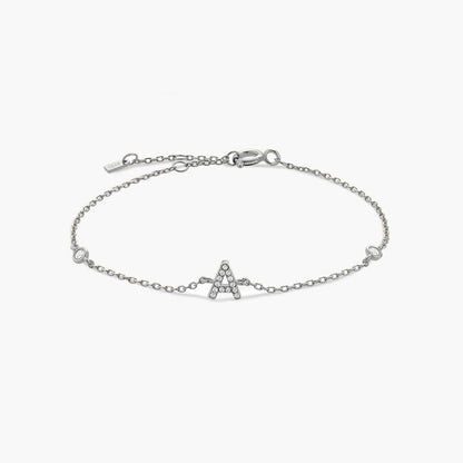 Aline Letter Charm Bracelet