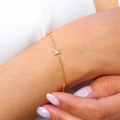 Aline Letter Charm Bracelet