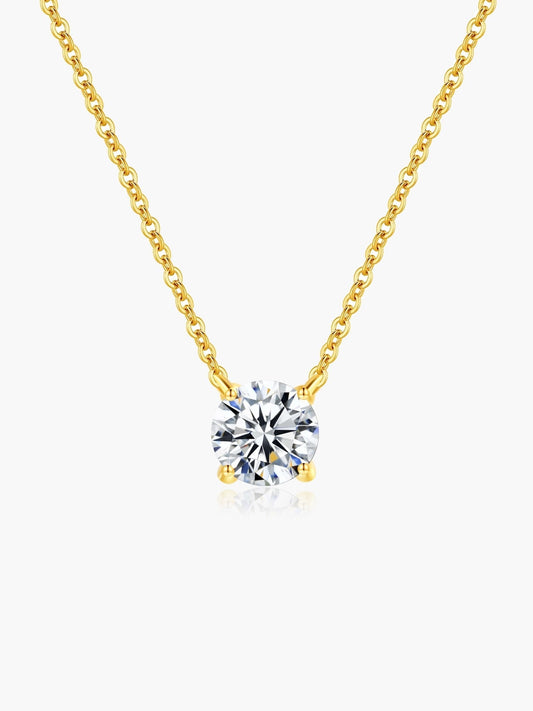 Aralyn Round Zirconia Pendant Necklace