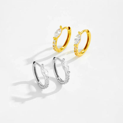 Aubrey Hoop Huggie Earrings
