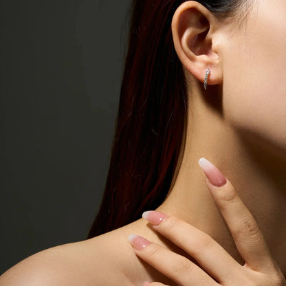 Aubrey Hoop Huggie Earrings