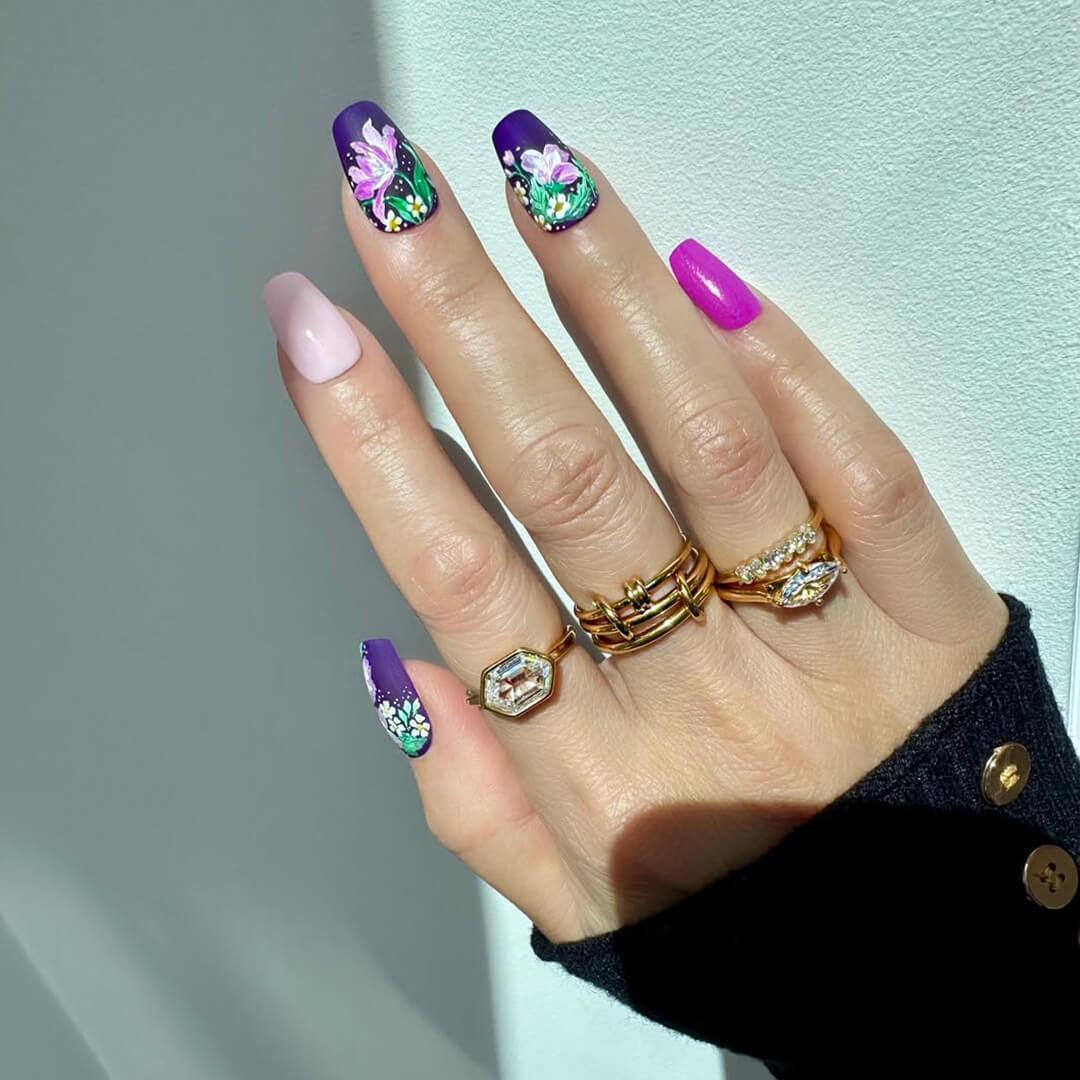 Aura Plain Interlocking Ring