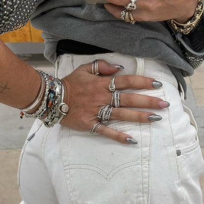 Aurélie Radiant Zirconia Five-Stacked Ring