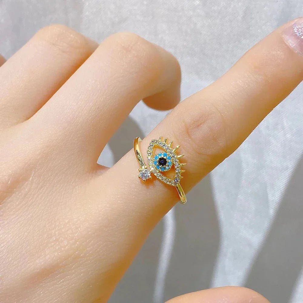 Ayla Evil Eye Ring