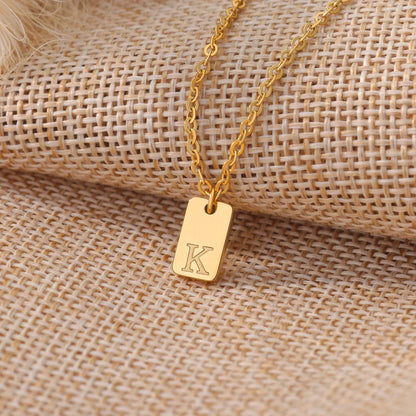 Bella Initial Pendant Necklace