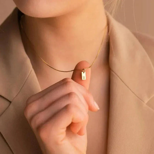 Bella Initial Pendant Necklace