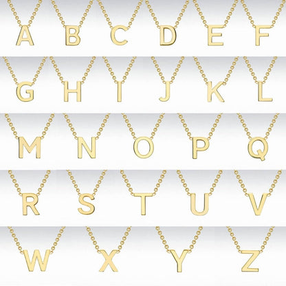 Elsa Gold Initial Necklace