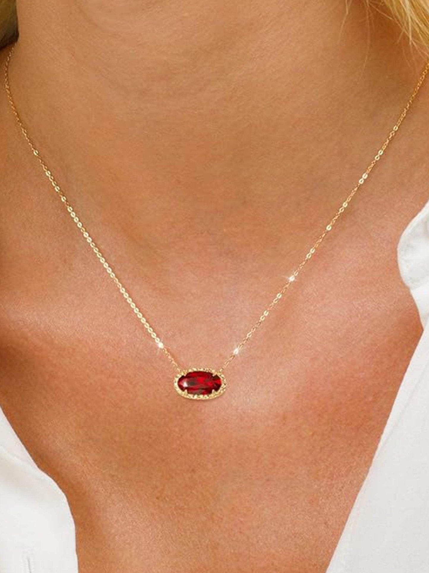 Blythe Natural Stone Necklace