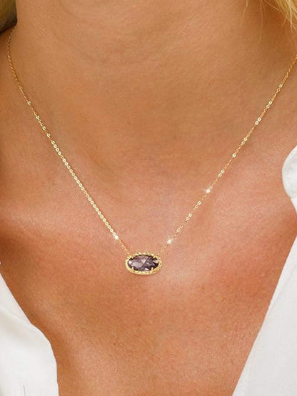 Blythe Natural Stone Necklace