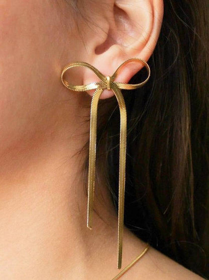 Bow Dangle Earrings