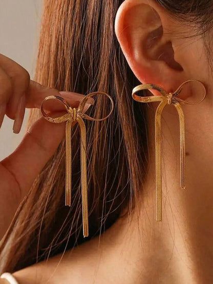 Bow Dangle Earrings