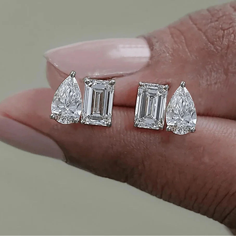 Carla Pear Zirconia Earrings