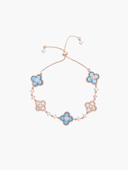 Cataleya Flower Zirconia Bracelet